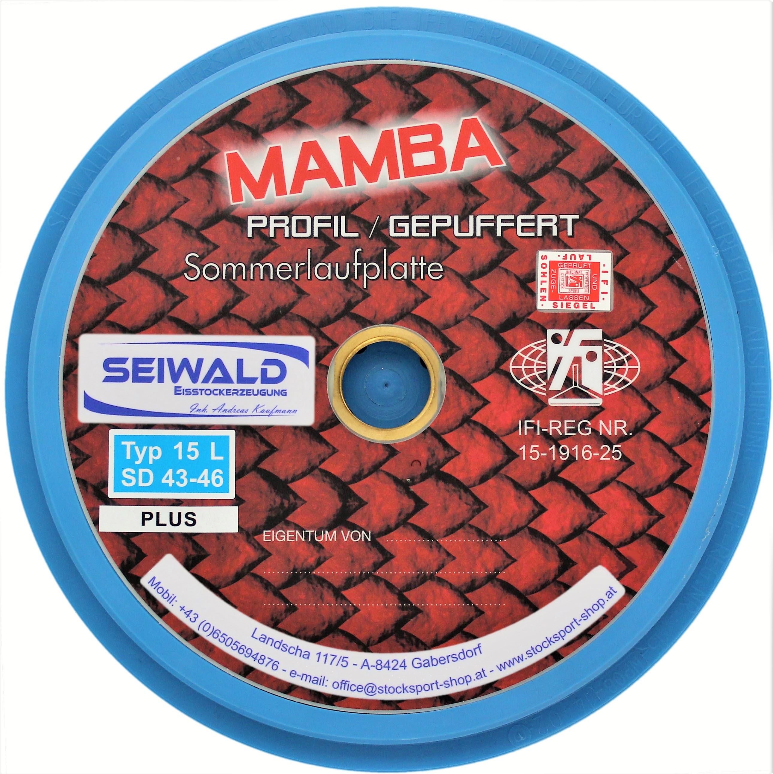 Seiwald Mamba Profil Plus Langsame Massplatte